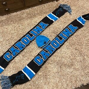 Carolina Panthers Scarves and Beanie